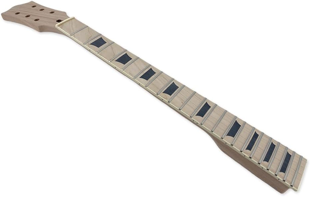 Guitar Neck 22Fret 24.75Inch Maple Fretboard Bolt on Heel Mahogany Wood Necks DIY Guitar Necks