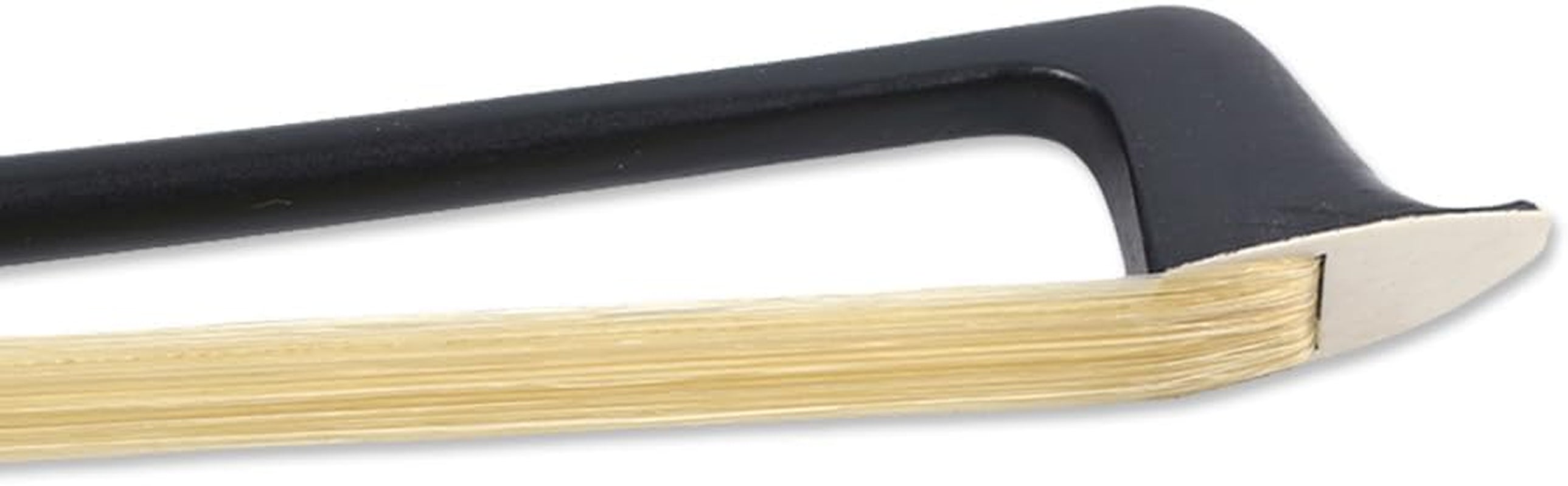 Violin Bow 4/4 Carbon Fiber Ebony Frog with Fleur De Lis Inlay,Mongolian Horse Hair,Stick&Well Balance 4/4 Violin Bow for All Level Violinists