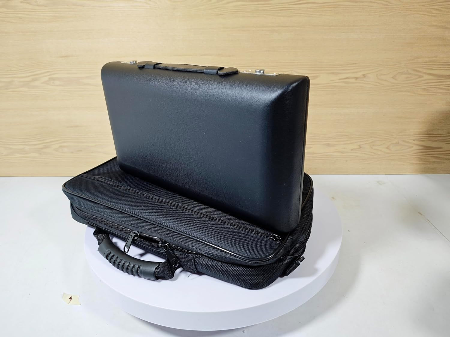 Oboe Case Hard Shell with PU Leather and Oxford Outer Bag Adjustable Strap Portable Oboe Bag for Beginners,Students,Players Musicians