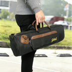 Trumpet Gig Bag, Durable and Lightweight Instrument Case, Oxford Cloth with Comfortable Shoulder Strap and Leather Gripped Handle, Easy to Carry