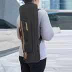 Trumpet Gig Bag, Durable and Lightweight Instrument Case, Oxford Cloth with Comfortable Shoulder Strap and Leather Gripped Handle, Easy to Carry