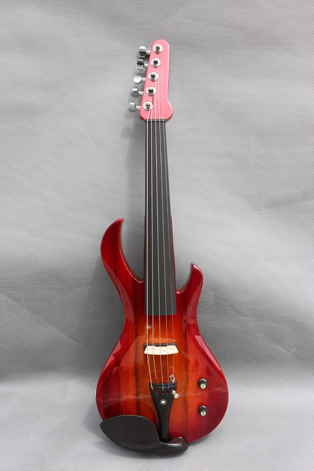 5String Violin 4/4 Electric Violin Guitar Shape Professional Solid Wood Violin with Ebony Fittings