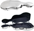 Carbon Fiber Cello Case 4/4 Full Size Hard Shell with Lock & Backpack Straps,Wheels 3.8Kg Lightweight Hard Case for Student