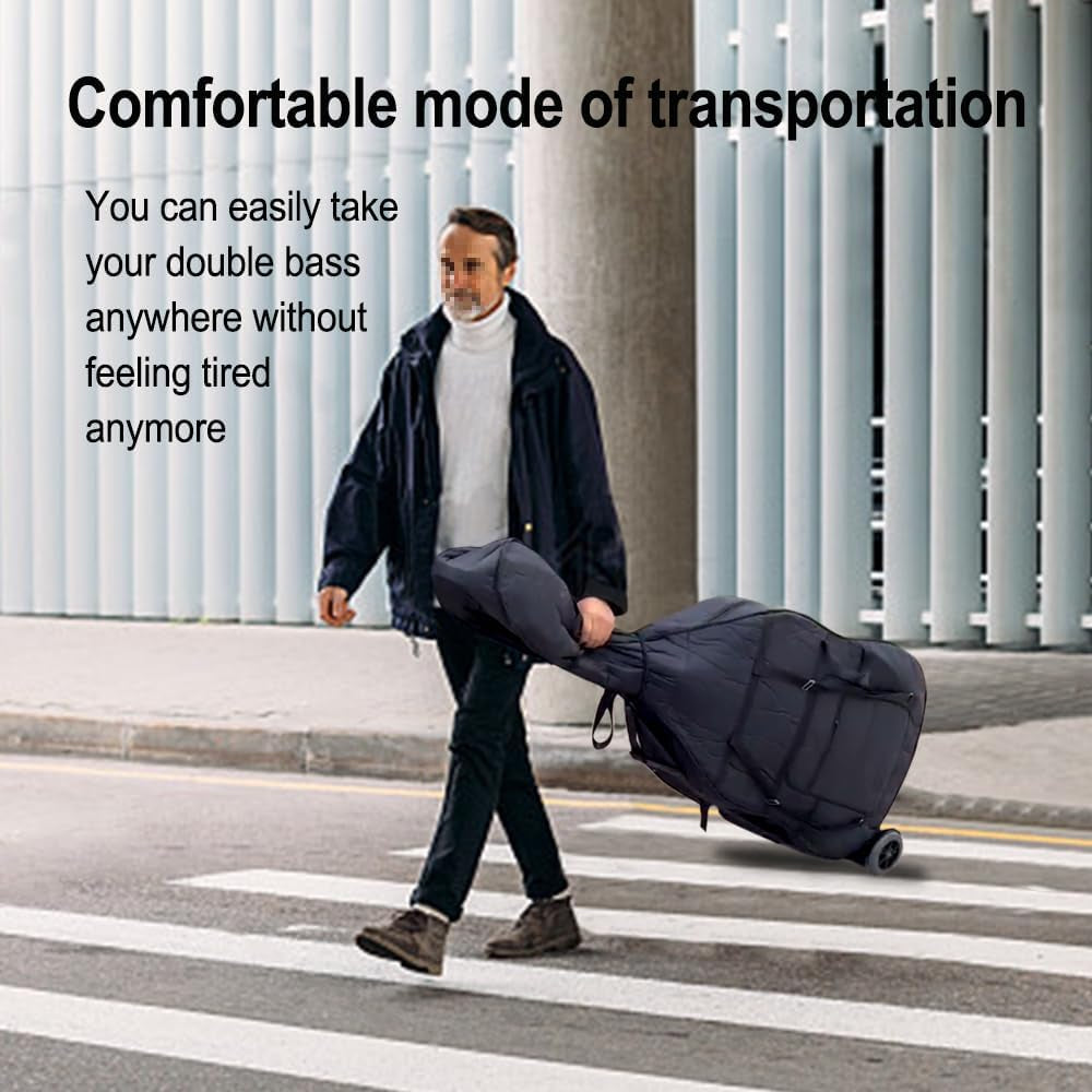 Upright Bass Cart Bass Wheel Alternative Transport Carry String Bass Dolly Transport Double Bass Strong Durable