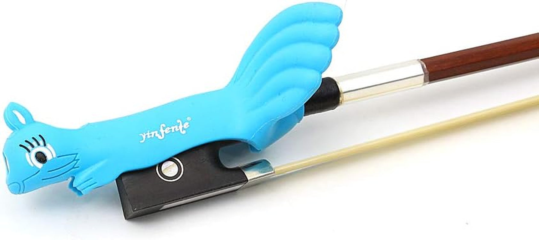 1Pcs Hold Violin Bow Holder Hold Violin/Viola Bow Teaching Aid Violin Bow Grip Learn Violin Beginner Corrector Bow Straightener Soft Protect Finger