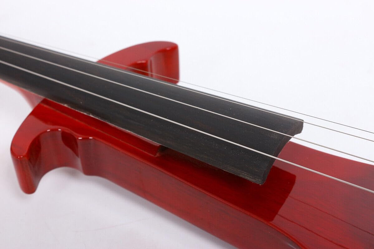 Electric Violin 4/4 Full Size, 4 Strings Silent Violin for Beginners， Student, with Headphones, Case, Rosin, Cable, Bow