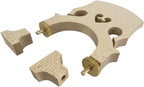 3/4 Upright Bass Bridge Maple Adjustable Bass Bridges Double Bass Parts Durable