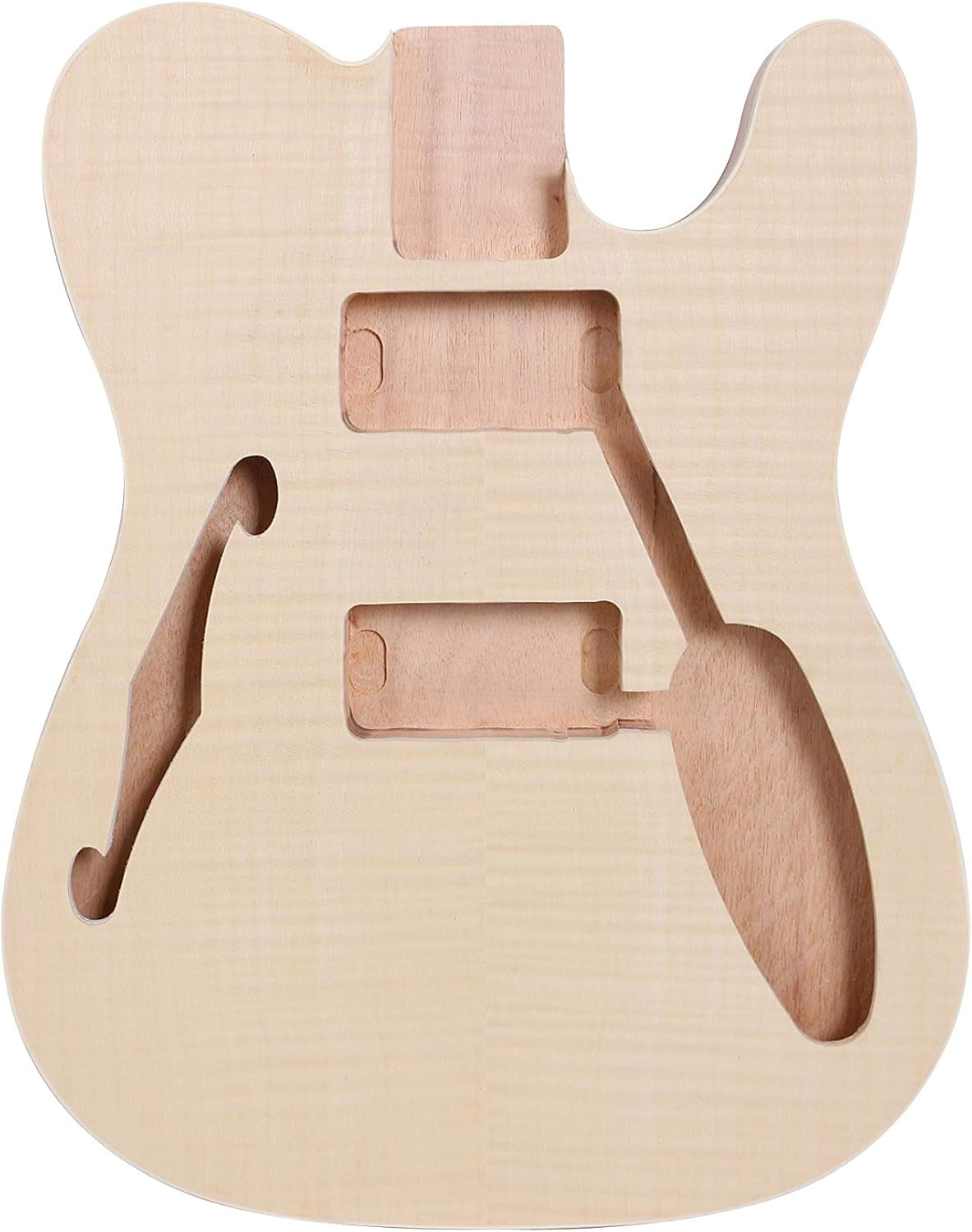 Unfinished Guitar Body Replacement Mahogany Maple Wood Electric Guitar